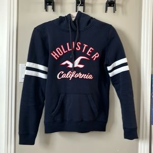 Hollister Hoodie in Navy Blue